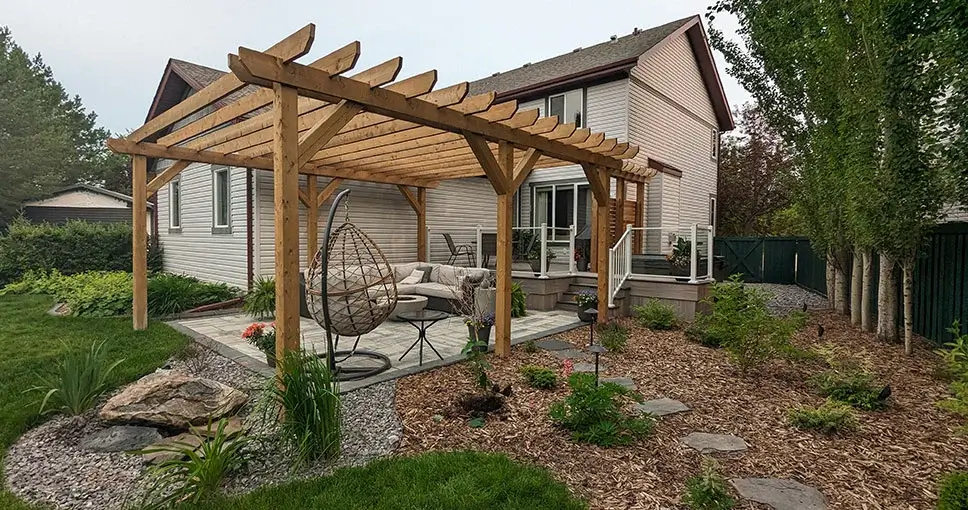 backyard Landscaping in edmonton