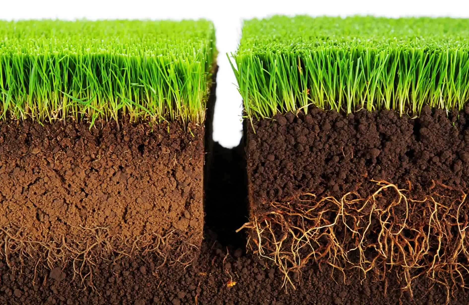 Large wooden raised vegetable garden beds next to two custom vertical planter walls in a spacious backyard.